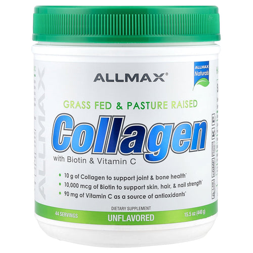 ALLMAX Collagen with Biotin & Vitamin C, Unflavored, 440 g