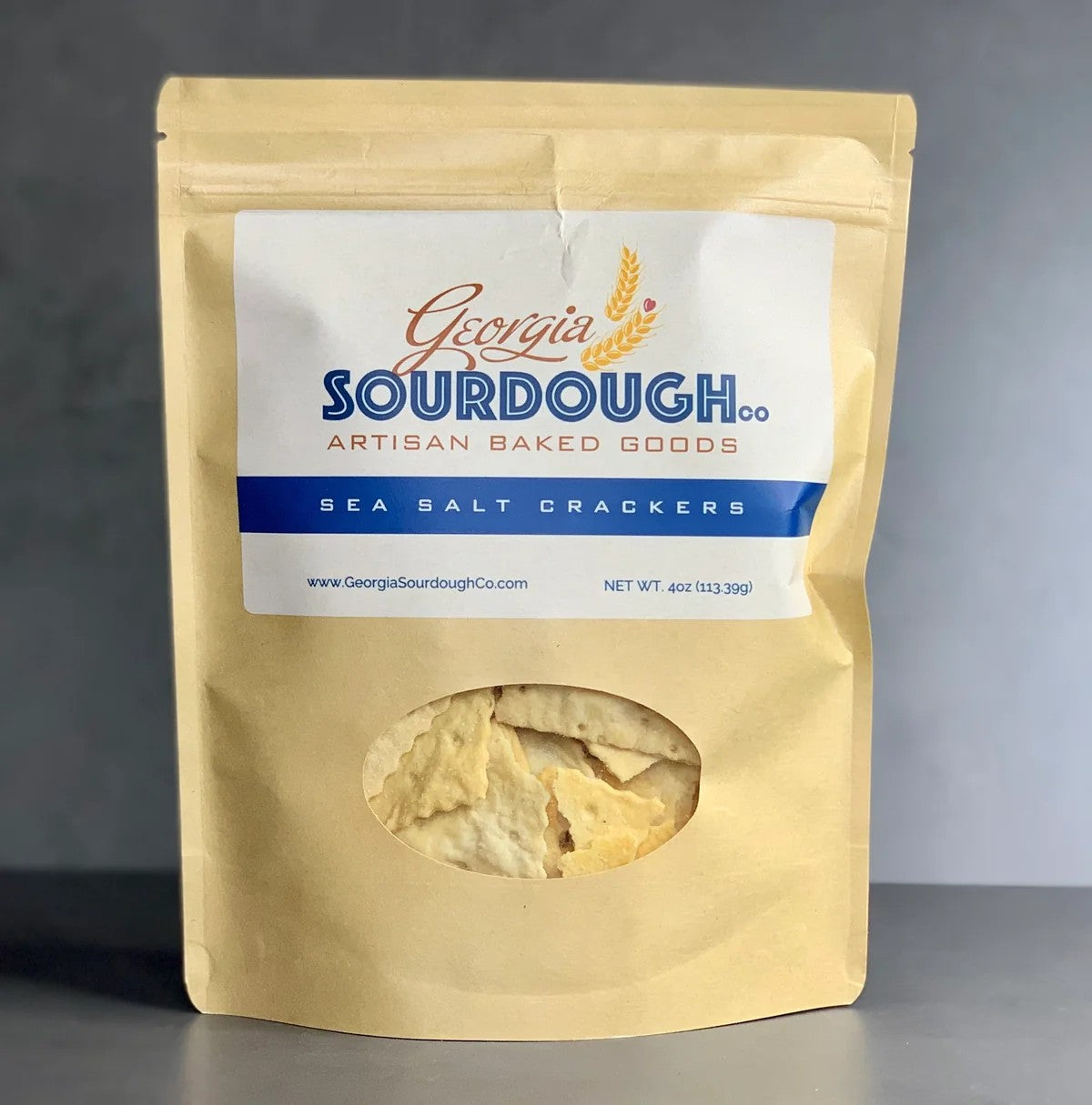 Georgia Sourdough Sea Salt Crackers
