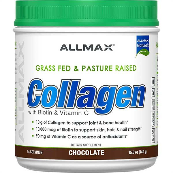 ALLMAX Collagen with Biotin & Vitamin C, Chocolate