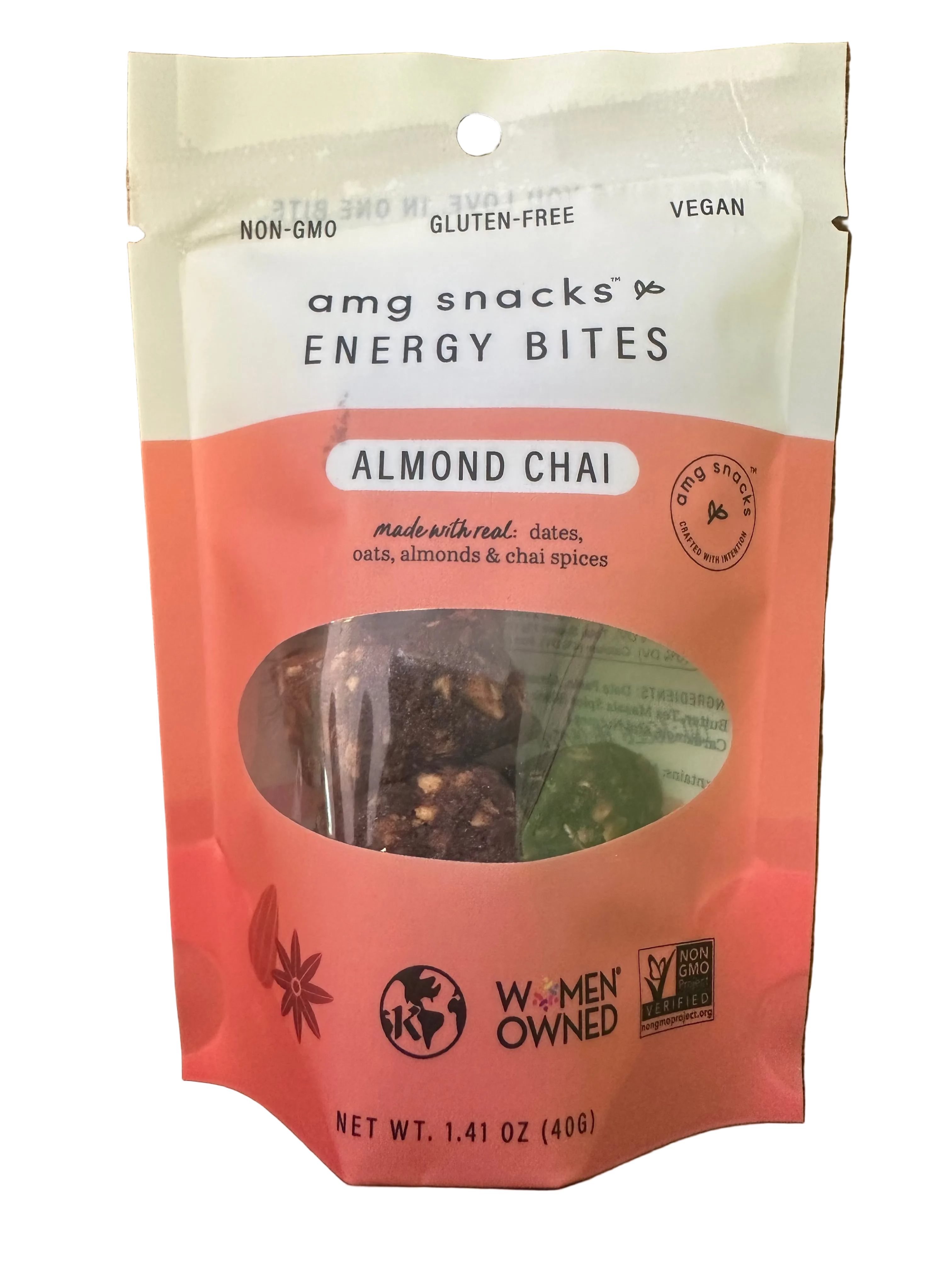 Energy Bites: On-the-go packs in various flavors