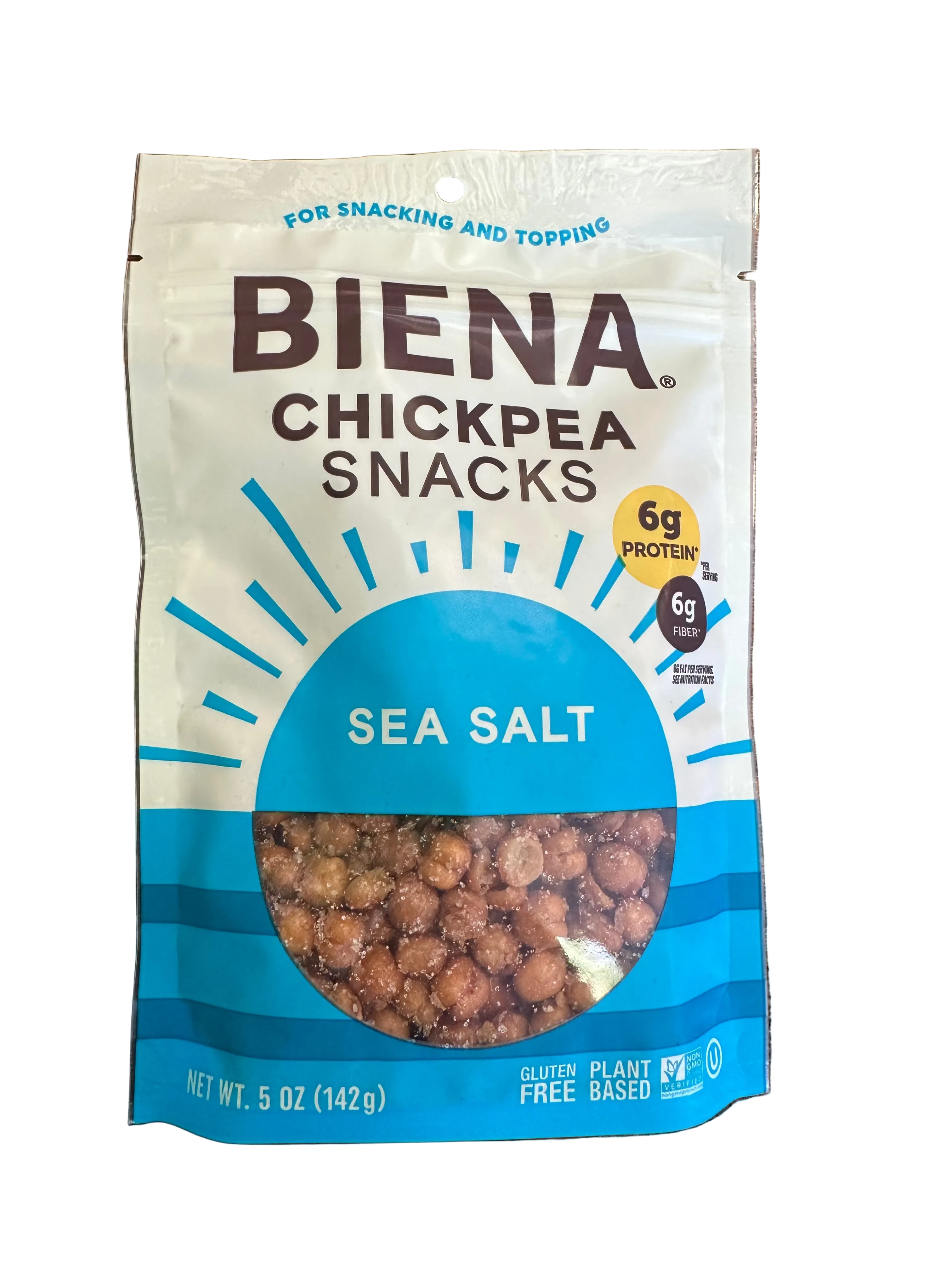 Biena Roasted Chickpea Snacks in various flavors