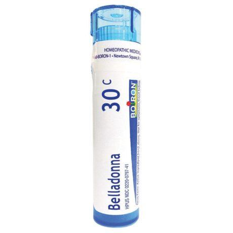 Boiron Belladonna Homeopathic 30c 80 Pellets