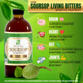 Herb to Body Soursop Living Bitters Herbal Tonic 16oz - Botanical Blend