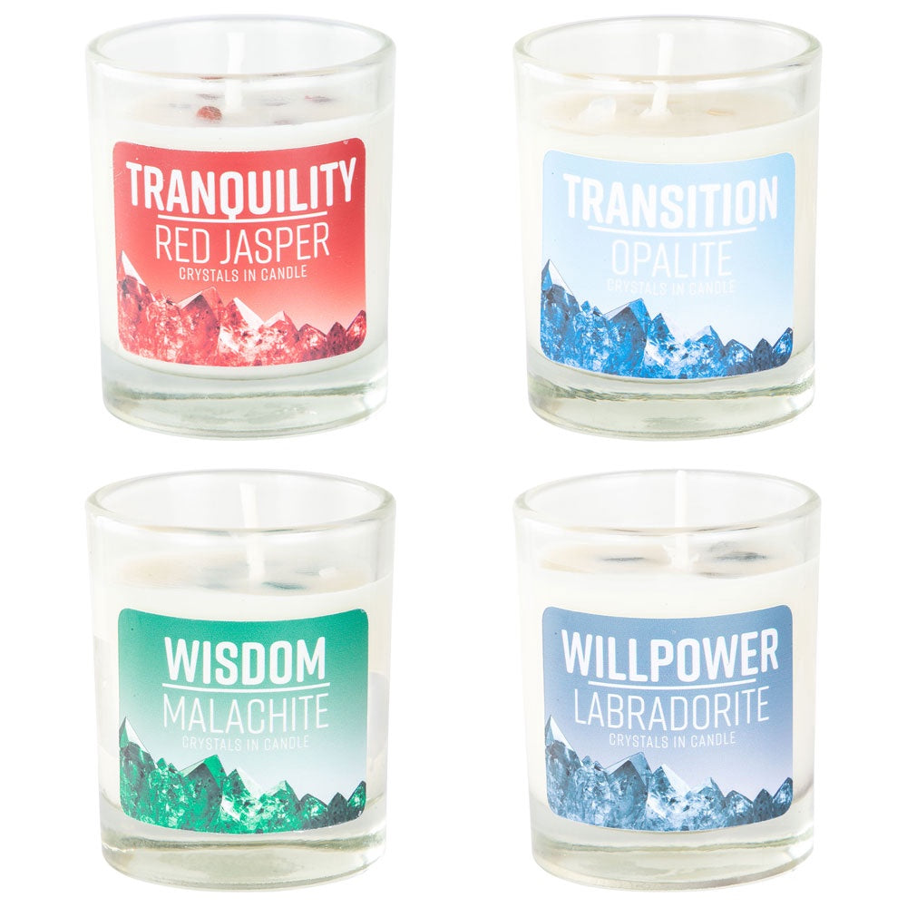 Candles | Energy Stone Infused | Assorted