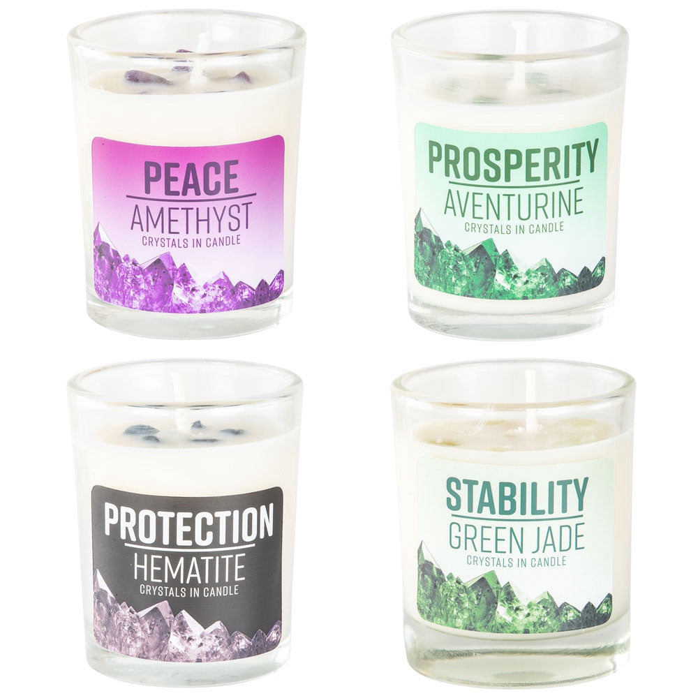 Candles | Energy Stone Infused | Assorted