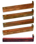 Wood Incense Burner Boat