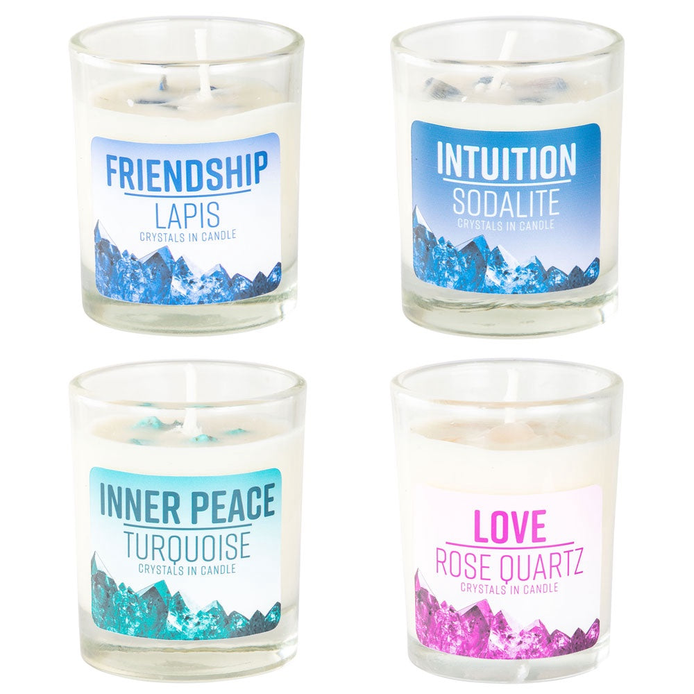 Candles | Energy Stone Infused | Assorted