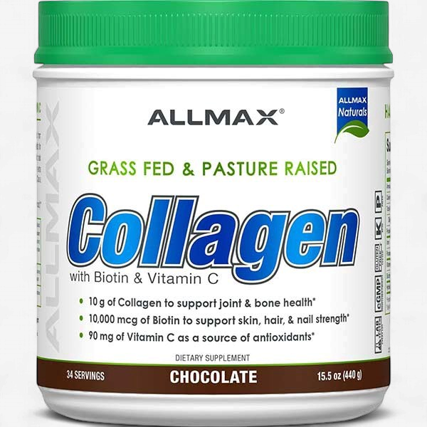 ALLMAX 440g Collagen Peptide Powder + Biotin & Vitamin C