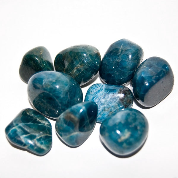 Crystals, Stones & Gems | Polished Pebble | Blue Apatite