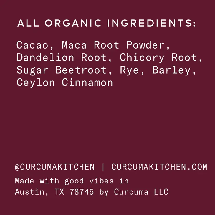 Curcuma Kitchen Herbal Coffee 2 oz Jar