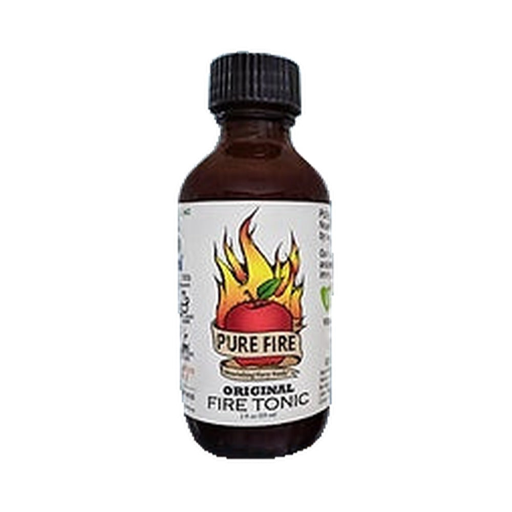 Pure Fire Foods Fire Tonic in Various Flavors on white background