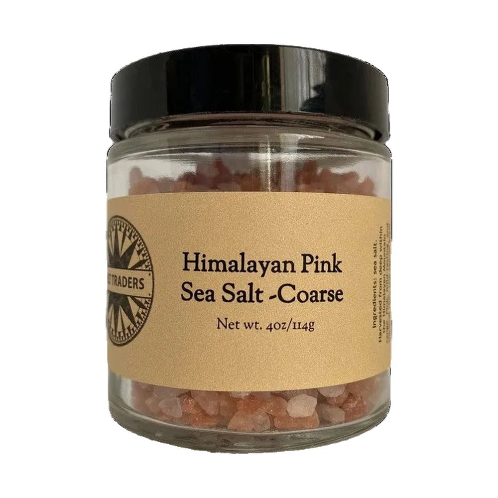 Salt Trader Himalayan Pink Sea Salt - Coarse on white background