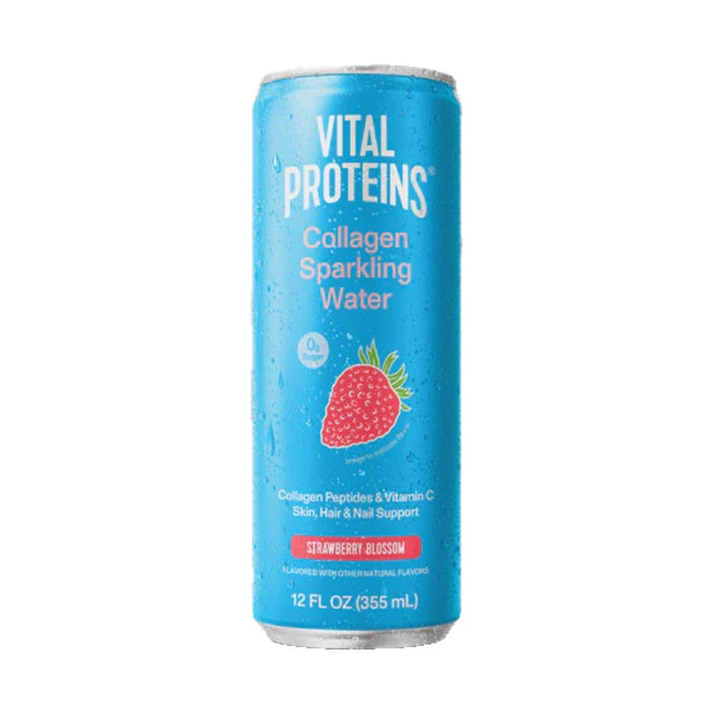Vital Proteins Collagen Sparkling Water on white background